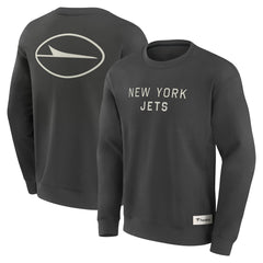 New York Jets Elements Future Ground Lettering Pullover Sweatshirt - Charcoal - Fanatics