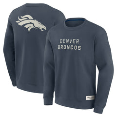 Denver Broncos Elements Future Ground Lettering Pullover Sweatshirt - Navy - Fanatics