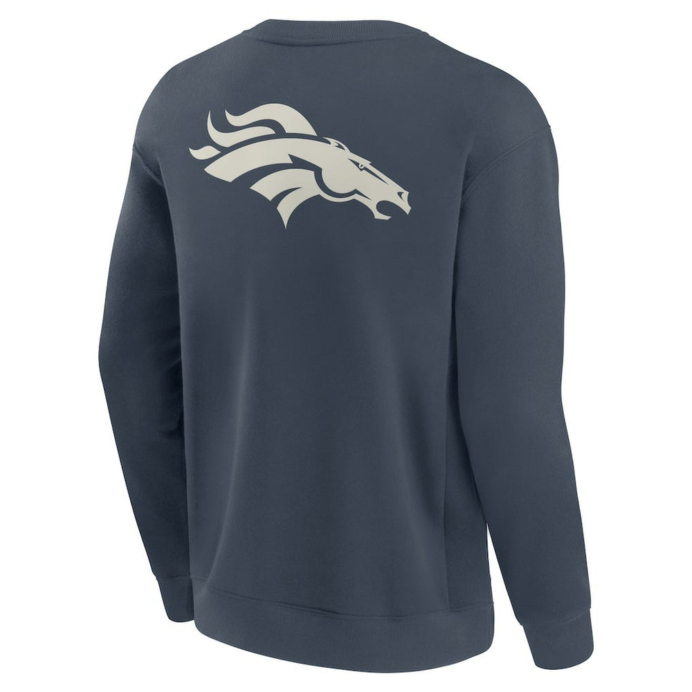 Denver Broncos Elements Future Ground Lettering Pullover Sweatshirt - Navy - Fanatics
