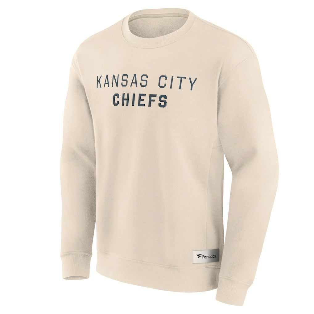 Kansas City Chiefs Elements Future Ground Lettering Pullover Sweatshirt - Cream - Fanatics
