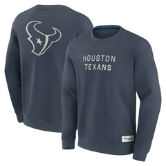 Houston Texans Elements Future Ground Lettering Pullover Sweatshirt - Navy - Fanatics