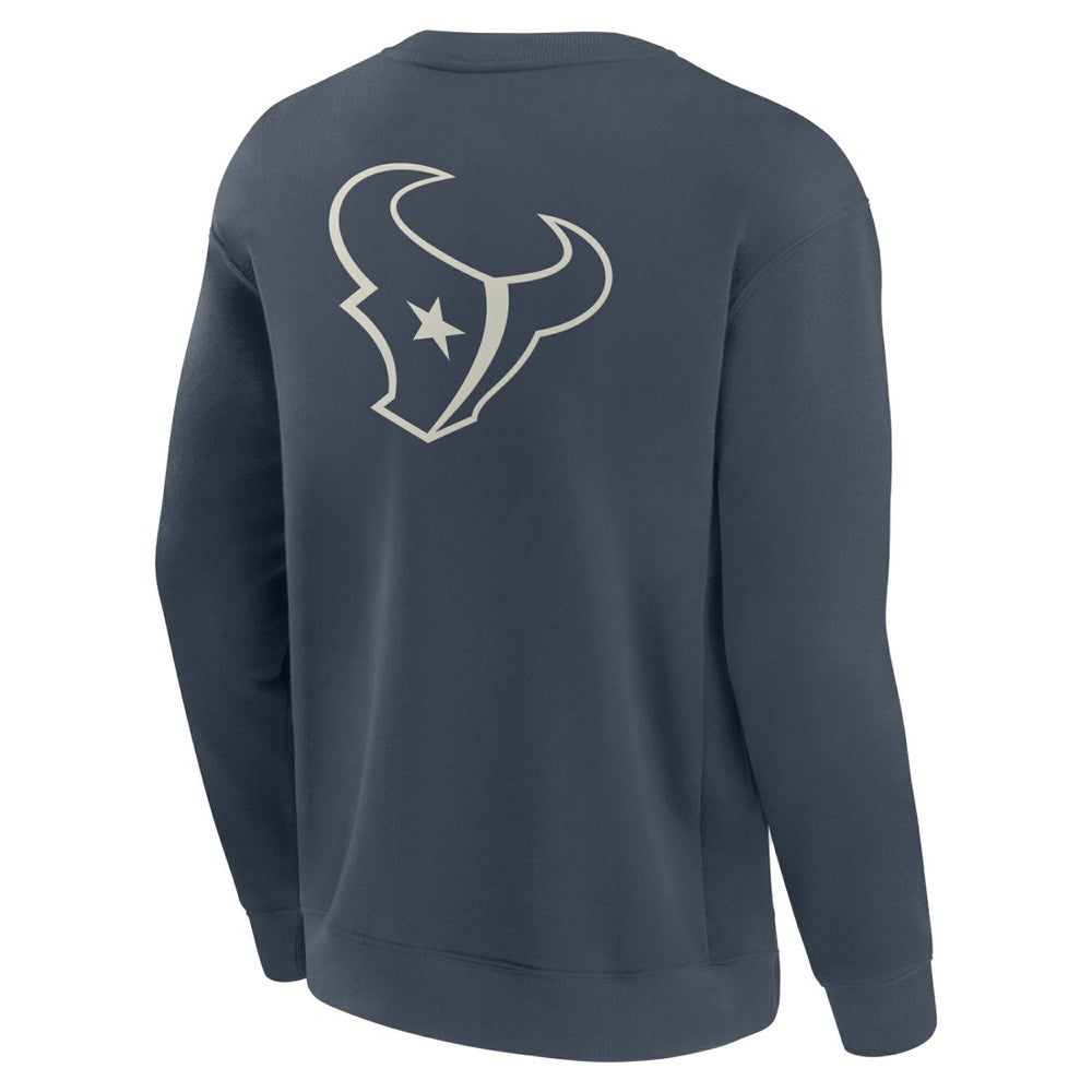 Houston Texans Elements Future Ground Lettering Pullover Sweatshirt - Navy - Fanatics