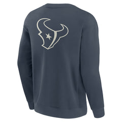 Houston Texans Elements Future Ground Lettering Pullover Sweatshirt - Navy - Fanatics