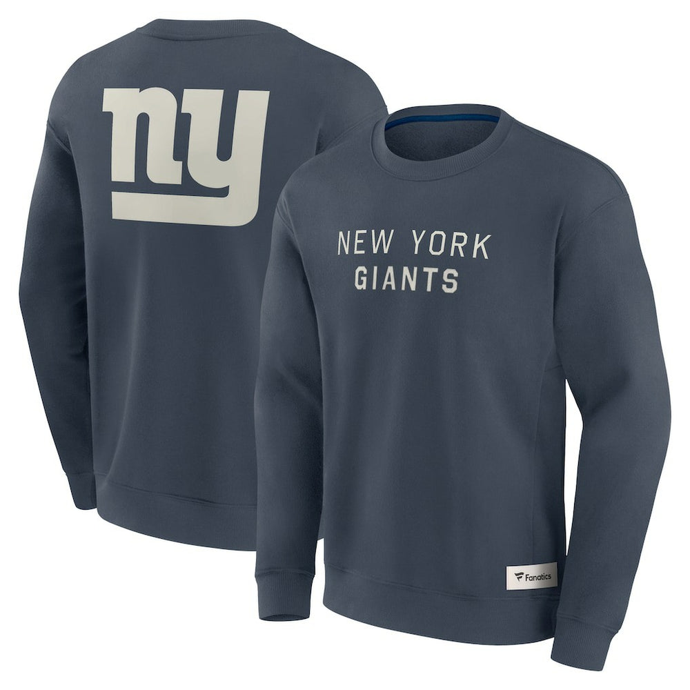 New York Giants Elements Future Ground Lettering Pullover Sweatshirt - Navy - Fanatics