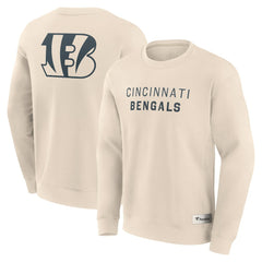 Cincinnati Bengals Elements Future Ground Lettering Pullover Sweatshirt - Cream - Fanatics