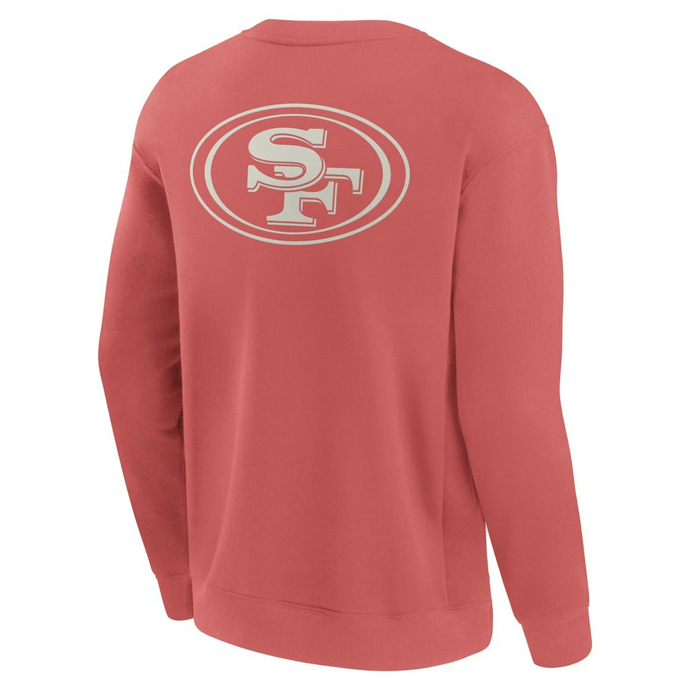 San Francisco 49ers Elements Future Ground Lettering Pullover Sweatshirt - Red - Fanatics