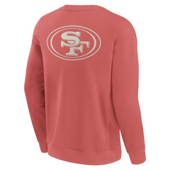 San Francisco 49ers Elements Future Ground Lettering Pullover Sweatshirt - Red - Fanatics