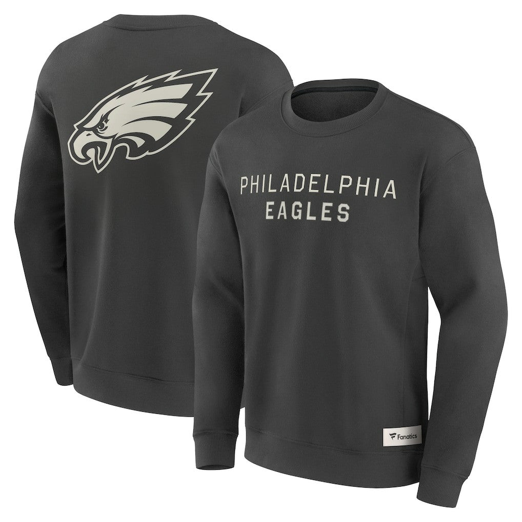 Philadelphia Eagles Elements Future Ground Lettering Pullover Sweatshirt - Charcoal - Fanatics