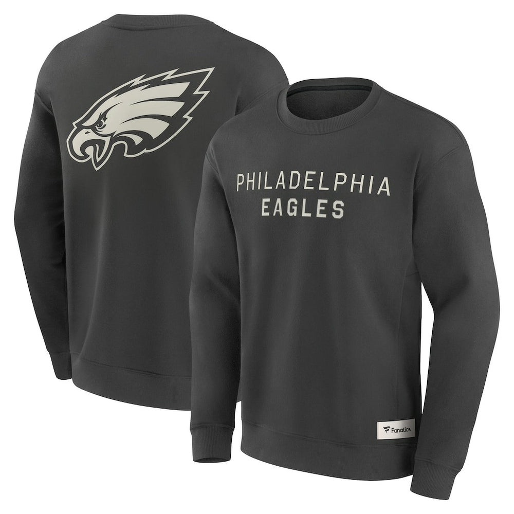 Philadelphia Eagles Elements Future Ground Lettering Pullover Sweatshirt - Charcoal - Fanatics