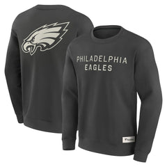 Philadelphia Eagles Elements Future Ground Lettering Pullover Sweatshirt - Charcoal - Fanatics