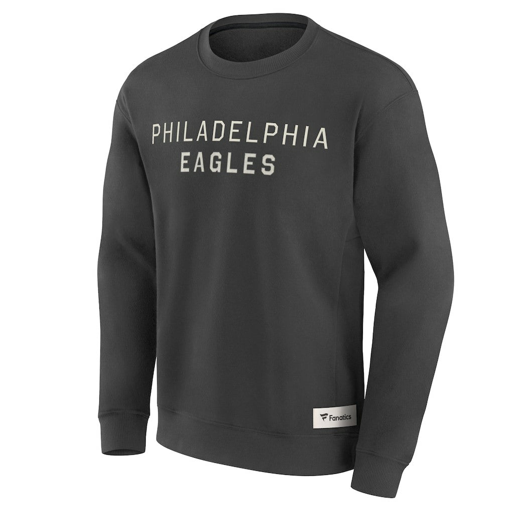 Philadelphia Eagles Elements Future Ground Lettering Pullover Sweatshirt - Charcoal - Fanatics