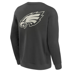 Philadelphia Eagles Elements Future Ground Lettering Pullover Sweatshirt - Charcoal - Fanatics