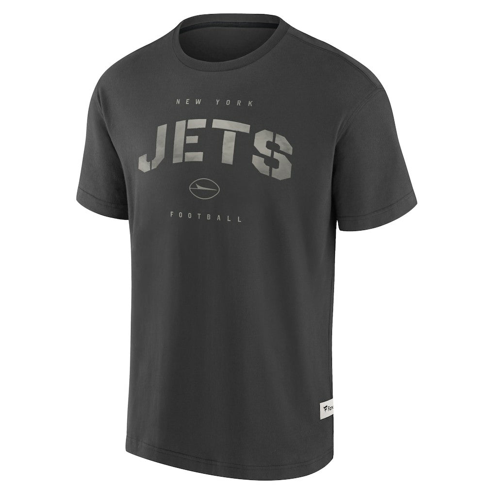 New York Jets Elements Weathered Tonal Future Ground T-Shirt - Charcoal - Fanatics