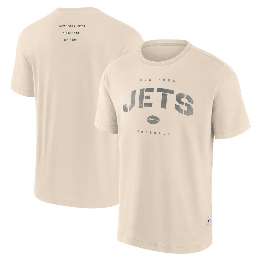 New York Jets Elements Weathered Tonal Future Ground T-Shirt - Cream - Fanatics