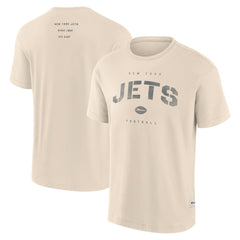 New York Jets Elements Weathered Tonal Future Ground T-Shirt - Cream - Fanatics