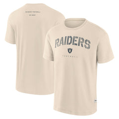 Las Vegas Raiders Elements Weathered Tonal Future Ground T-Shirt - Cream - Fanatics
