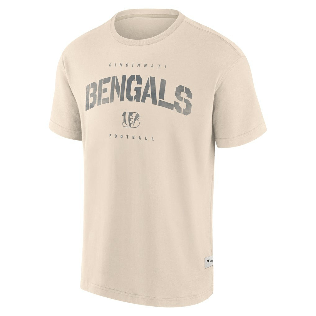 Cincinnati Bengals Elements Weathered Tonal Future Ground T-Shirt - Cream - Fanatics