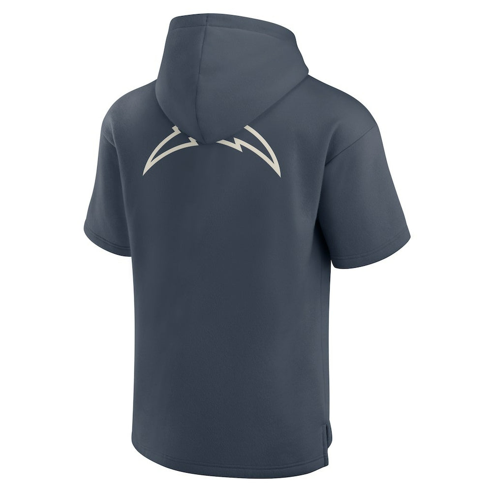 Los Angeles Chargers Elements Future Ground Lettering Short Sleeve Pullover Hoodie - Navy - Fanatics