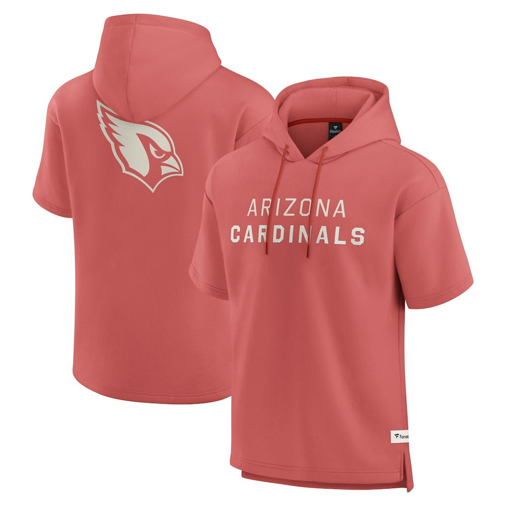 Arizona Cardinals Elements Future Ground Lettering Short Sleeve Pullover Hoodie - Red - Fanatics