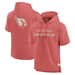 Arizona Cardinals Elements Future Ground Lettering Short Sleeve Pullover Hoodie - Red - Fanatics