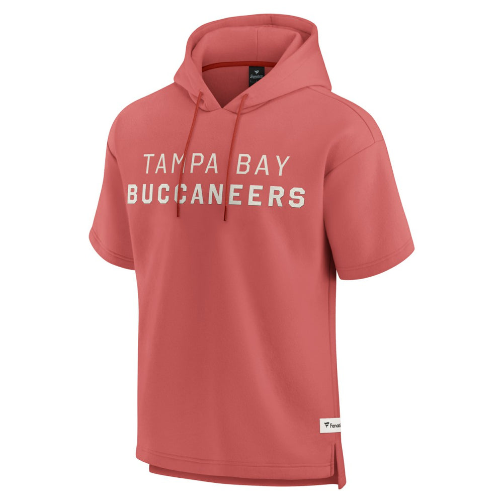 Tampa Bay Buccaneers Elements Future Ground Lettering Short Sleeve Pullover Hoodie - Red - Fanatics