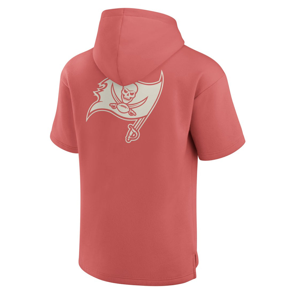 Tampa Bay Buccaneers Elements Future Ground Lettering Short Sleeve Pullover Hoodie - Red - Fanatics