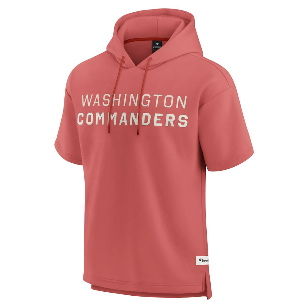 Washington Commanders Elements Future Ground Lettering Short Sleeve Pullover Hoodie - Red - Fanatics