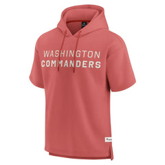 Washington Commanders Elements Future Ground Lettering Short Sleeve Pullover Hoodie - Red - Fanatics