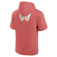 Washington Commanders Elements Future Ground Lettering Short Sleeve Pullover Hoodie - Red - Fanatics