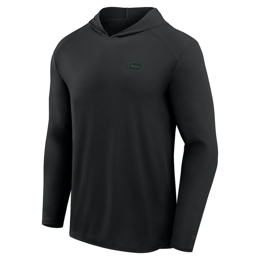 New York Jets Front Office Power Mono Long Sleeve Hoodie T-Shirt - Black - Fanatics