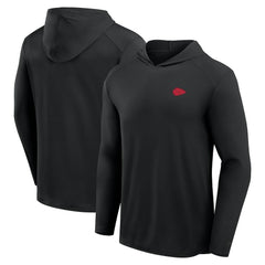 Kansas City Chiefs Front Office Power Mono Long Sleeve Hoodie T-Shirt - Black - Fanatics