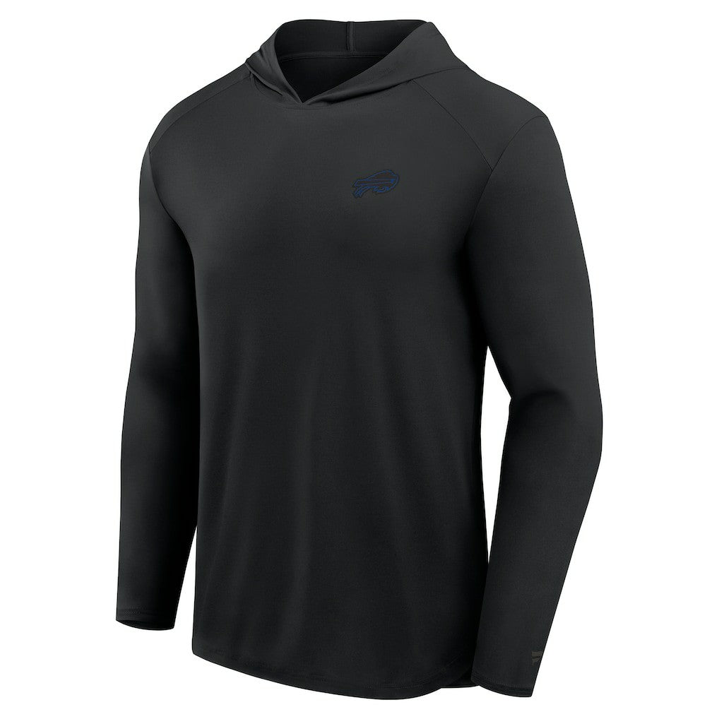 Buffalo Bills Front Office Power Mono Long Sleeve Hoodie T-Shirt - Black - Fanatics