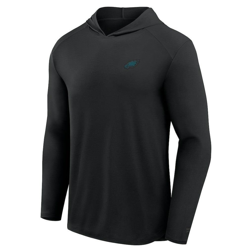 Philadelphia Eagles Front Office Power Mono Long Sleeve Hoodie T-Shirt - Black - Fanatics
