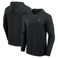 Las Vegas Raiders Front Office Power Mono Long Sleeve Hoodie T-Shirt - Black - Fanatics