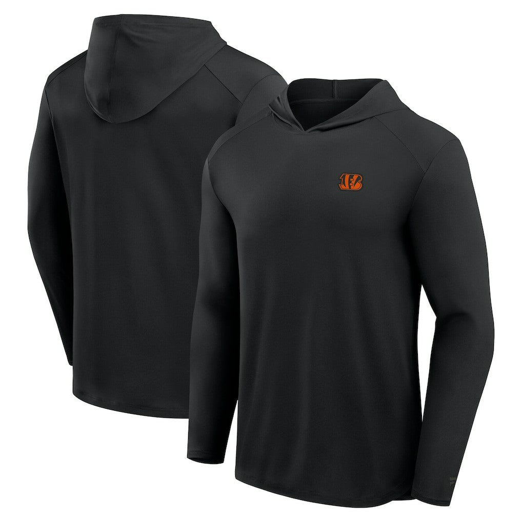 Cincinnati Bengals Front Office Power Mono Long Sleeve Hoodie T-Shirt - Black - Fanatics