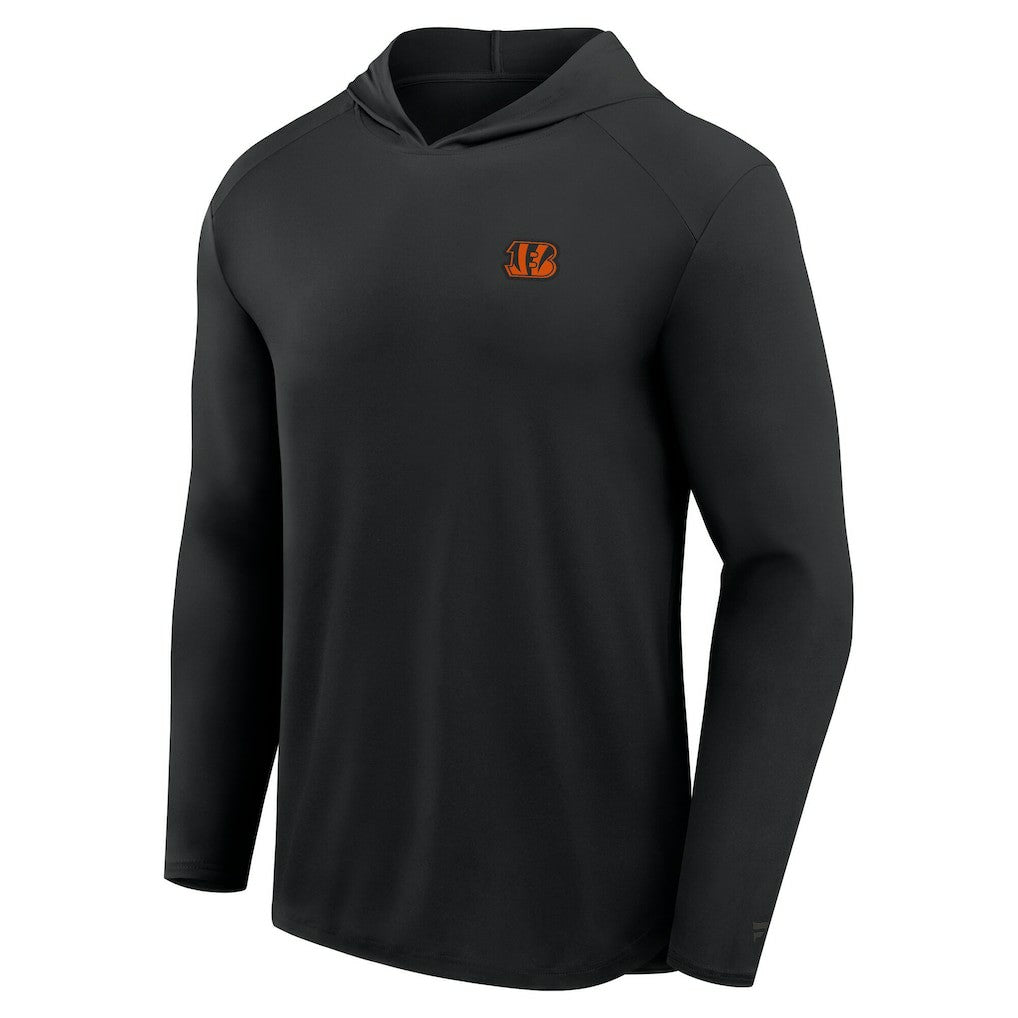 Cincinnati Bengals Front Office Power Mono Long Sleeve Hoodie T-Shirt - Black - Fanatics