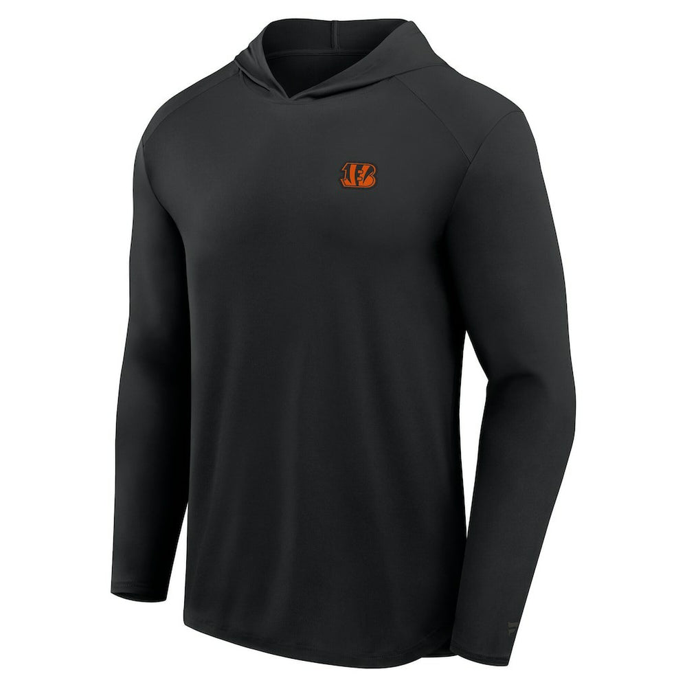 Cincinnati Bengals Front Office Power Mono Long Sleeve Hoodie T-Shirt - Black - Fanatics