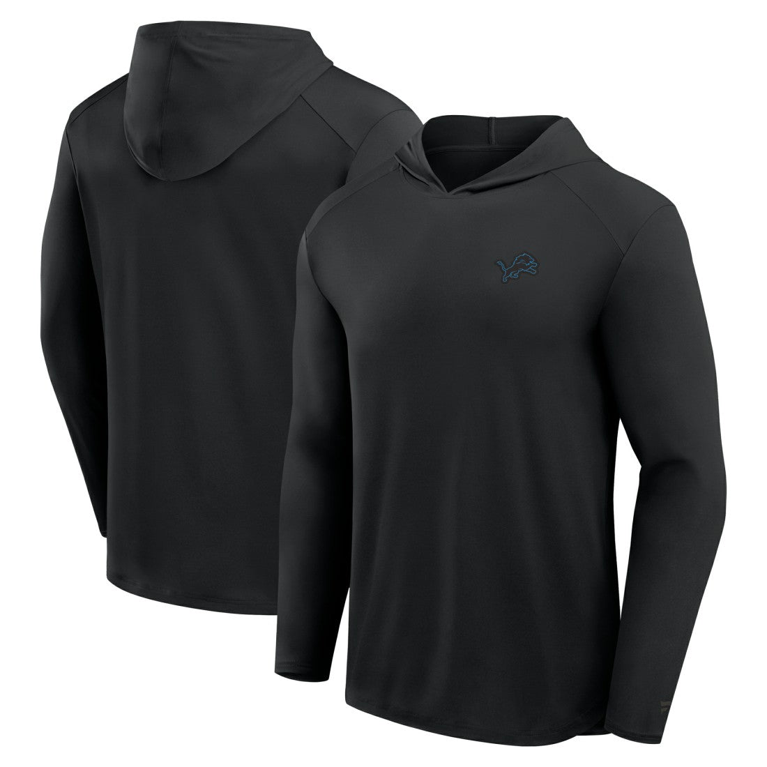 Detroit Lions Front Office Power Mono Long Sleeve Hoodie T-Shirt - Black - Fanatics