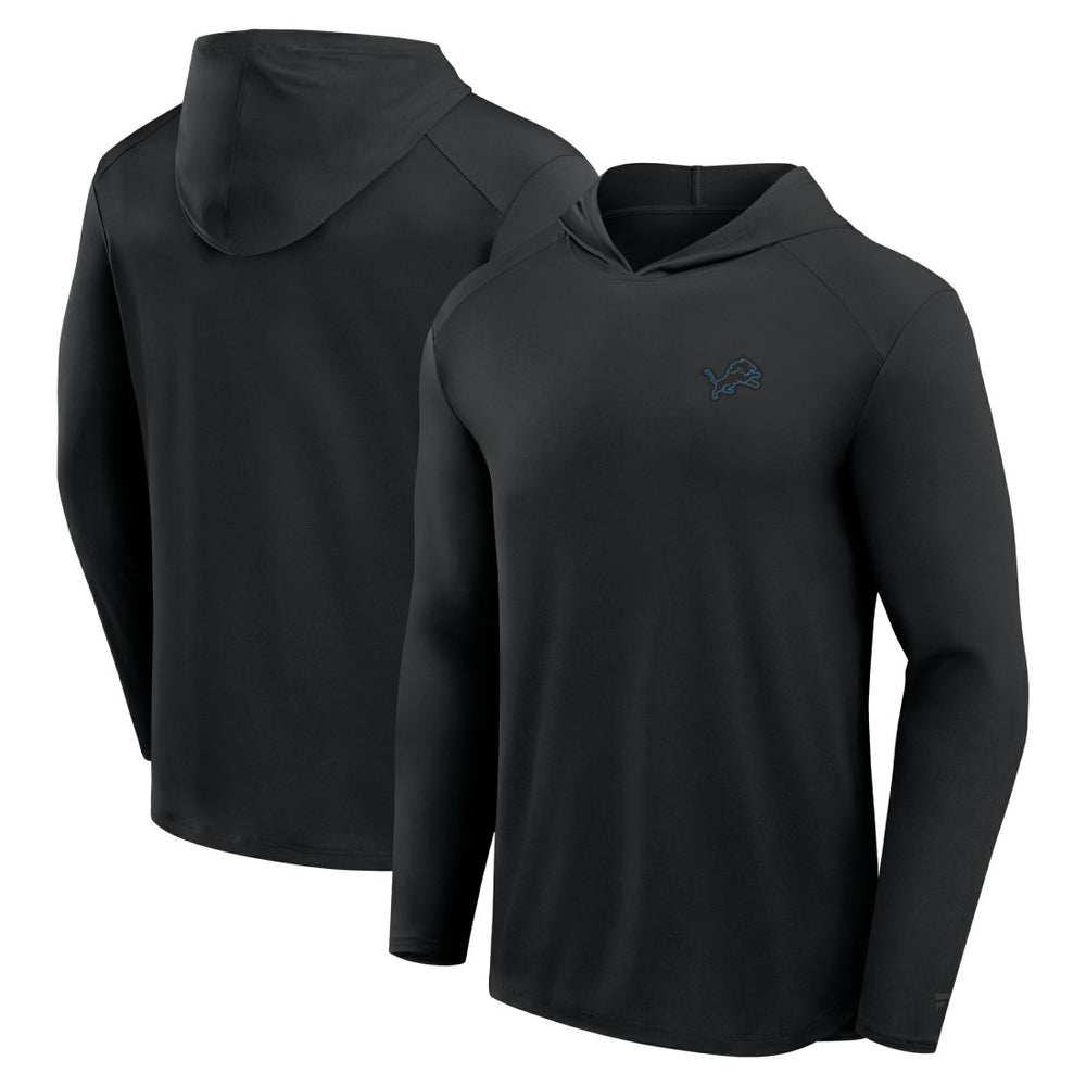 Detroit Lions Front Office Power Mono Long Sleeve Hoodie T-Shirt - Black - Fanatics