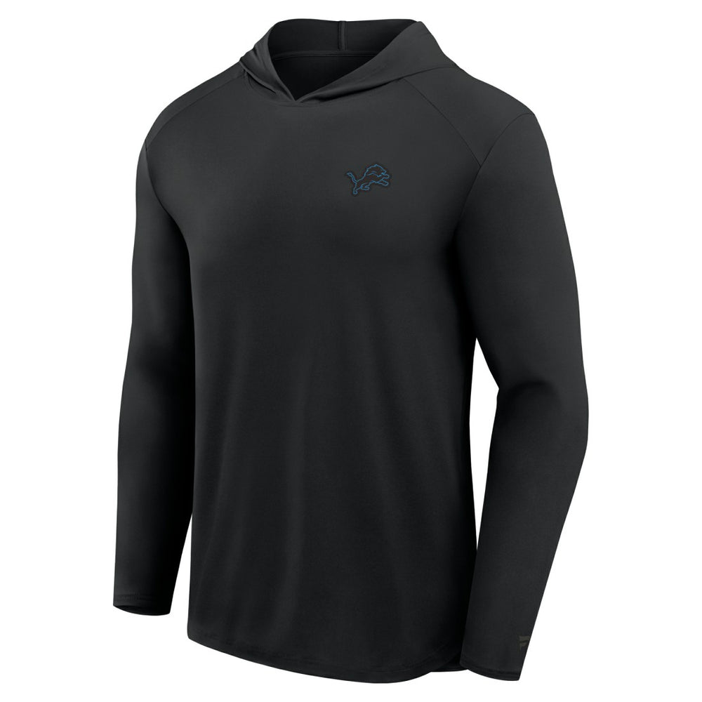 Detroit Lions Front Office Power Mono Long Sleeve Hoodie T-Shirt - Black - Fanatics
