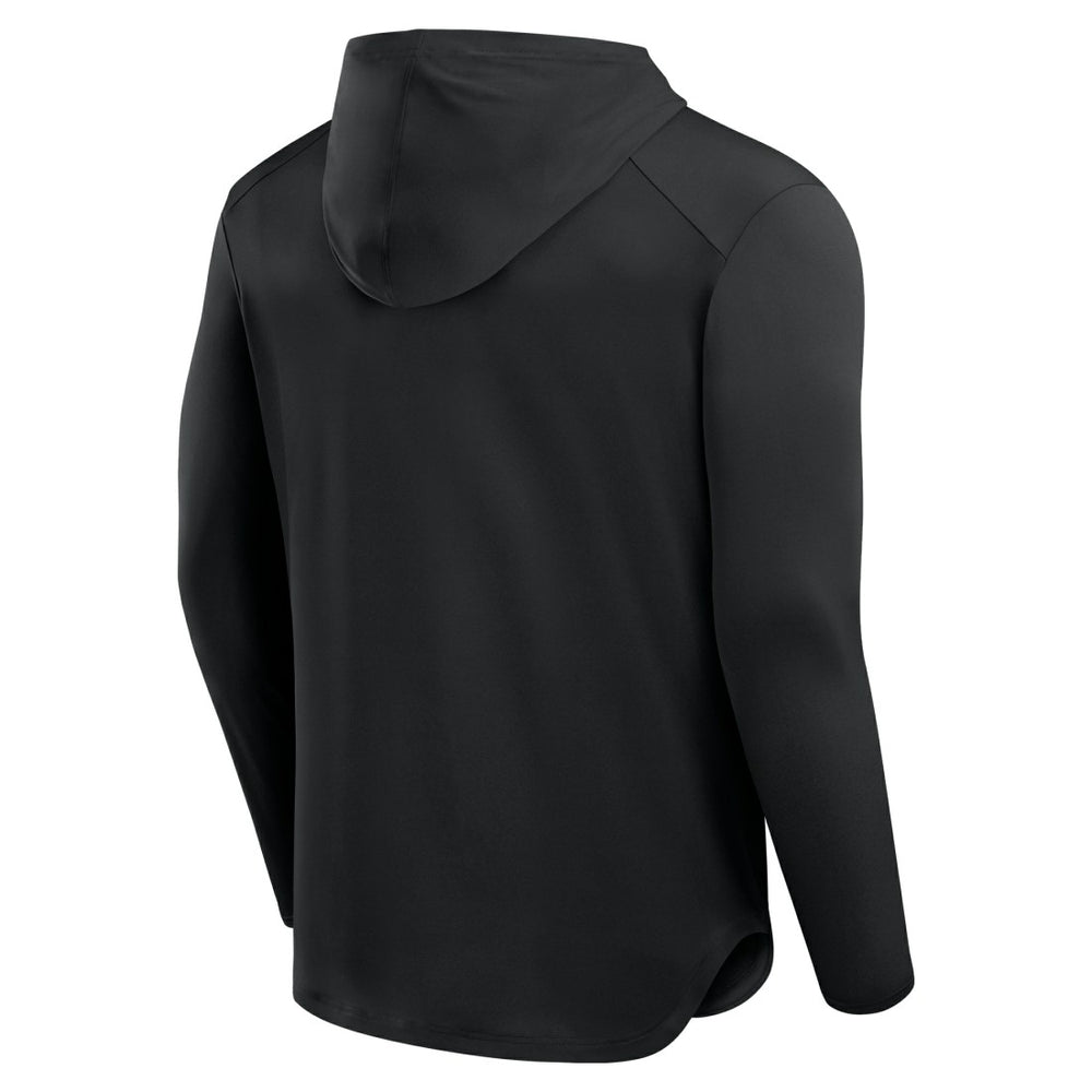 Detroit Lions Front Office Power Mono Long Sleeve Hoodie T-Shirt - Black - Fanatics