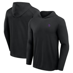 Minnesota Vikings Front Office Power Mono Long Sleeve Hoodie T-Shirt - Black - Fanatics