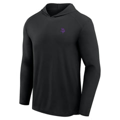 Minnesota Vikings Front Office Power Mono Long Sleeve Hoodie T-Shirt - Black - Fanatics