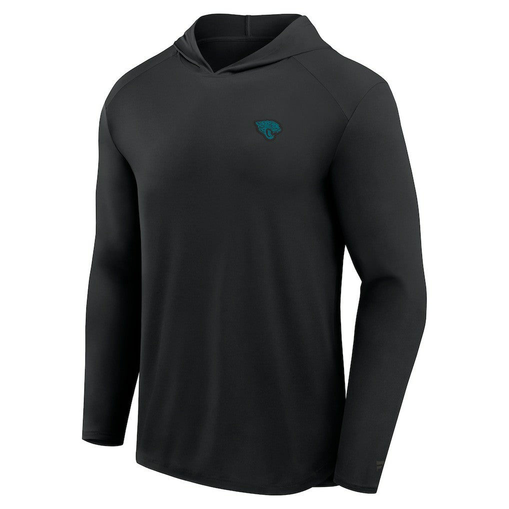 Jacksonville Jaguars Front Office Power Mono Long Sleeve Hoodie T-Shirt - Black - Fanatics
