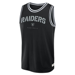 Las Vegas Raiders Elements Future Ground Jersey Tank Top - Black - Fanatics