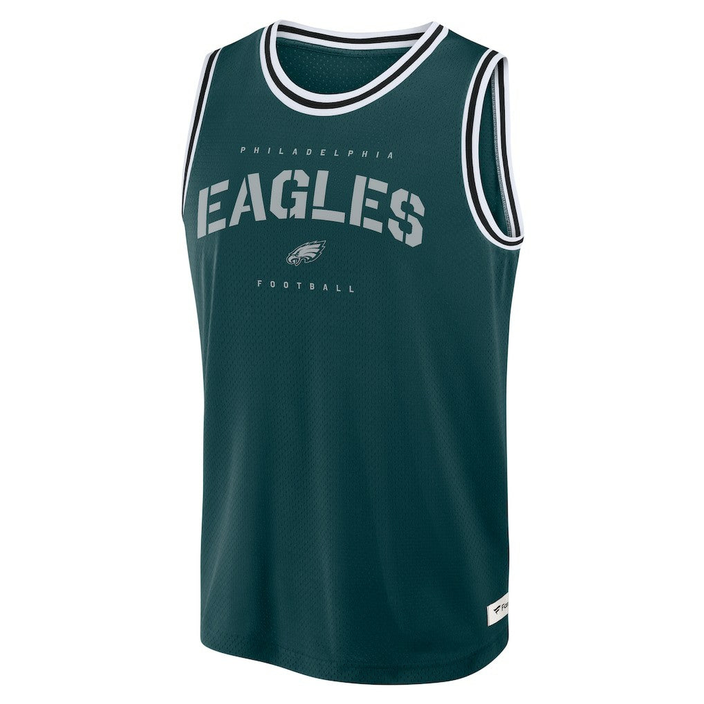 Philadelphia Eagles Elements Future Ground Jersey Tank Top - Midnight Green - Fanatics