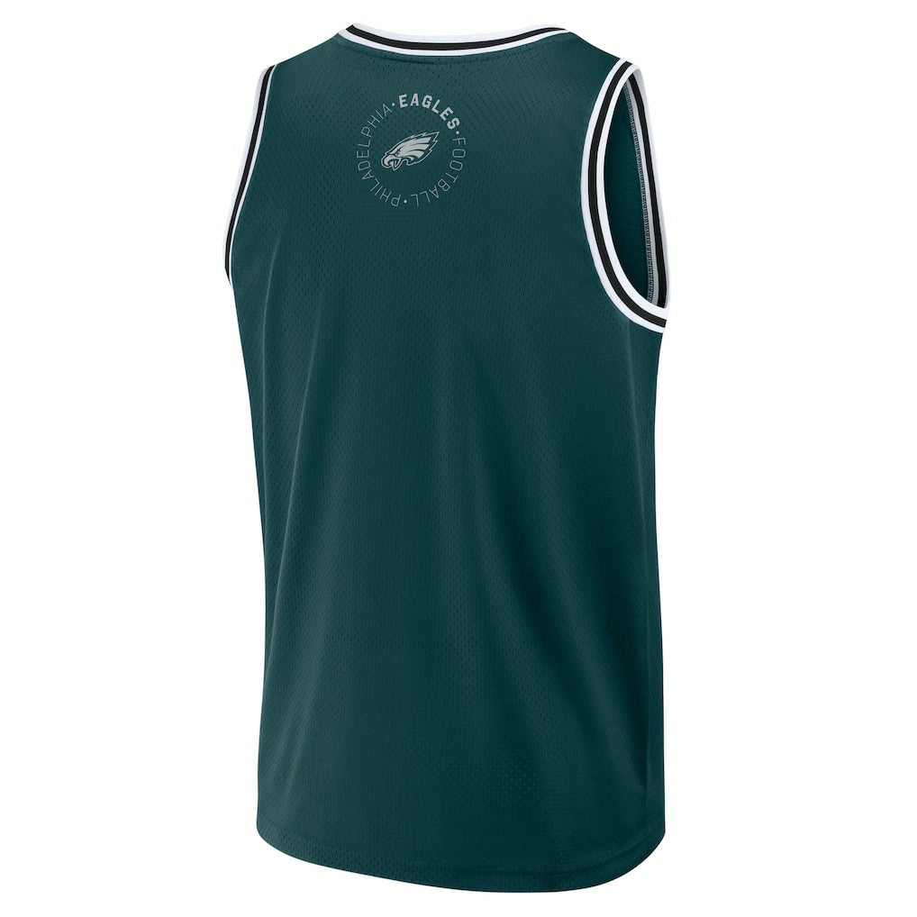 Philadelphia Eagles Elements Future Ground Jersey Tank Top - Midnight Green - Fanatics