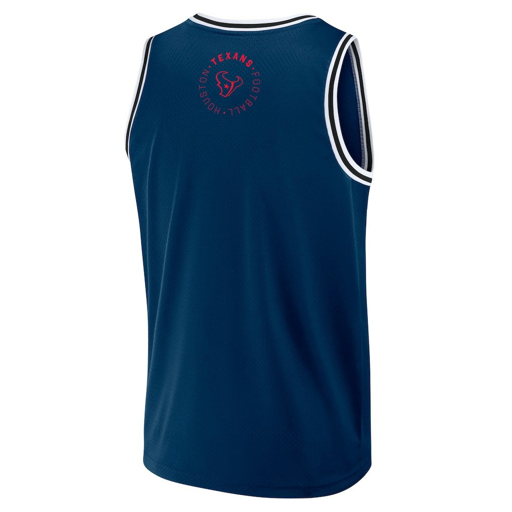 Houston Texans Elements Future Ground Jersey Tank Top - Navy - Fanatics