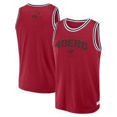 San Francisco 49ers Elements Future Ground Jersey Tank Top - Scarlet - Fanatics