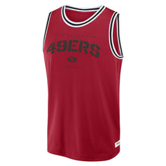 San Francisco 49ers Elements Future Ground Jersey Tank Top - Scarlet - Fanatics